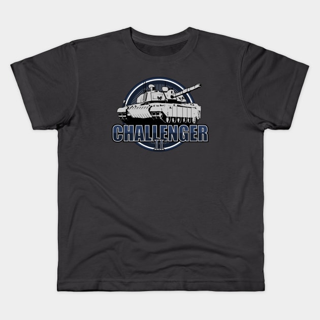 Challenger 2 Tank Kids T-Shirt by TCP